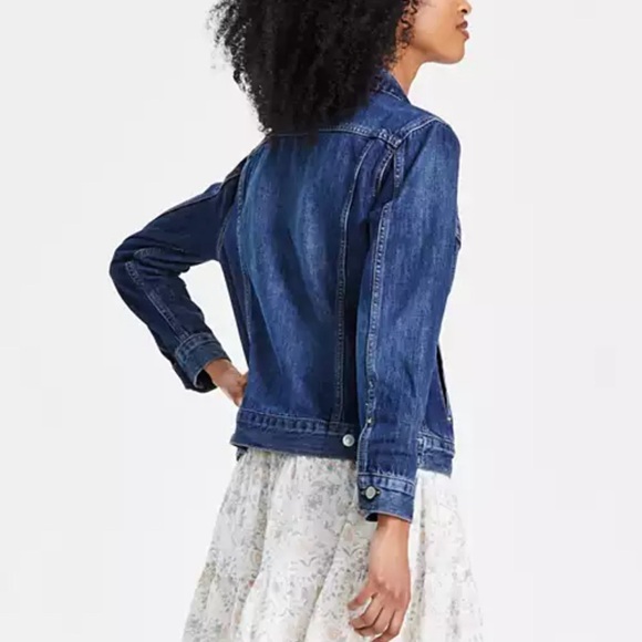 Lucky Brand Tomboy Trucker Denim Jacket - Picture 7 of 7